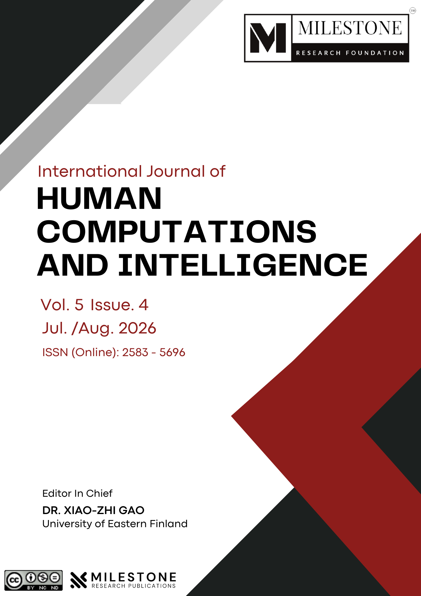 					View Vol. 5 No. 4 (2026): July / August : Issue - 4
				